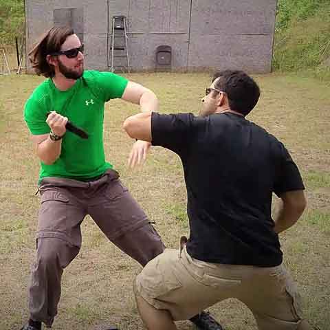 Knife fighting and defense training